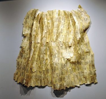 Abandoned History. Paper, wax and thread. 2008