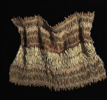 Ashioke V. Ceramic and burlap. 2007