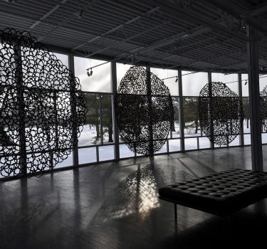 Ano N'Ime Ofu. Newspapers and acrylic. 2015