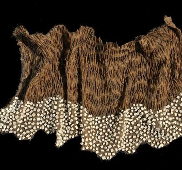 Bride Price. Ceramic and burlap. 2010