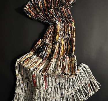 Dance Piece. Magazine pages and rope. 2008