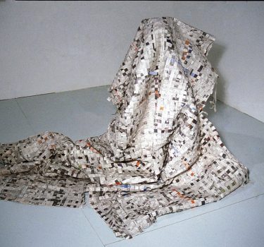 Draped Cloth I. Newspapers. 2002