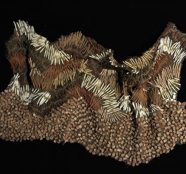 Egwu Ukwu II. Clay and burlap. 2009