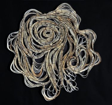Flora III. Paper, rope and glue.2010