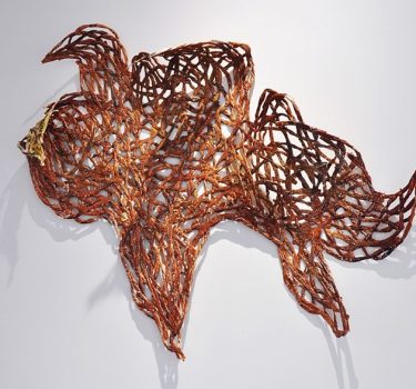 Impetus. Newspapers and acrylic. 2013