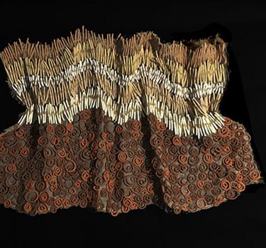 Omalicha. Ceramic and burlap. 2009