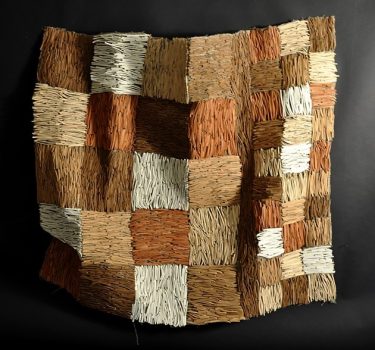 Ukwu Joju. Ceramic and burlap. 2008