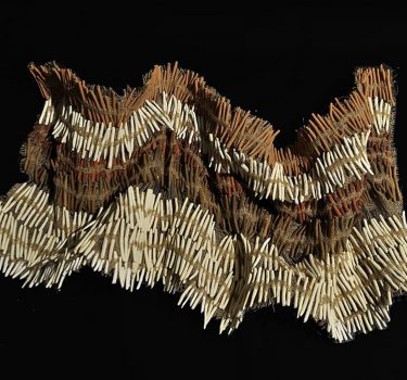 Vogue. Ceramic and burlap. 2009