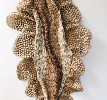 Fluidity. Clay and rope. 2019